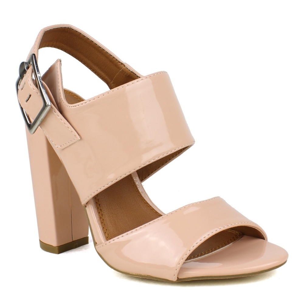 Bruschette-01 Dual Strap High Heel Sandal